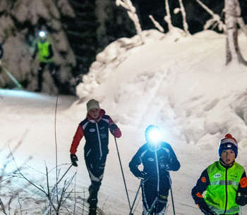 Skiklubb i løype