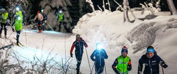 Skiklubb i løype