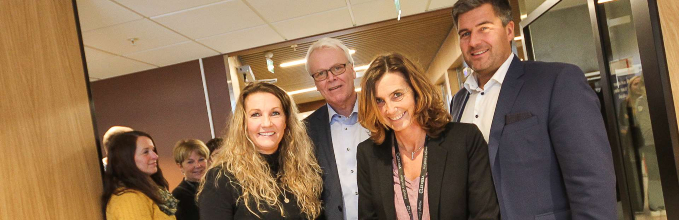 Bilde av ansatte ved kontoret i Moss