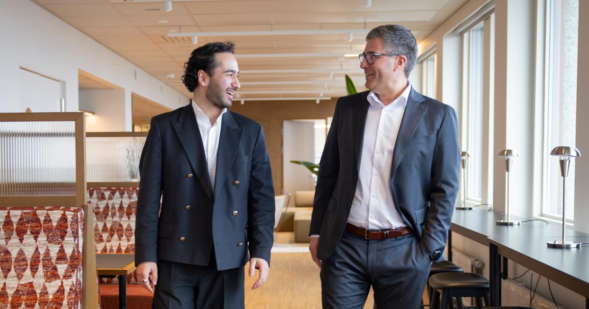 Arash Aminpour og Martin Aasen