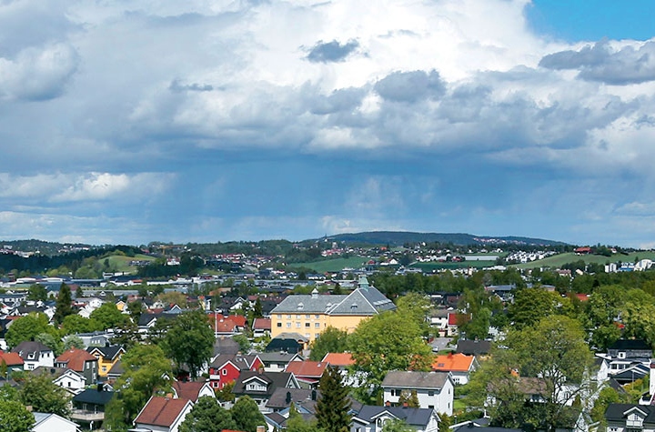 Oversiktsbilde fra Lillestrøm