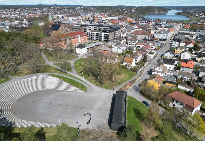 Oversiktsbilde av Sarpsborg