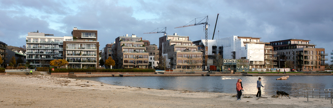 Illustrasjonsbilde av bygninger i vannkanten