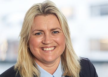 Bilde av Charlotte Bårdsen, leder på Bergen-kontoret