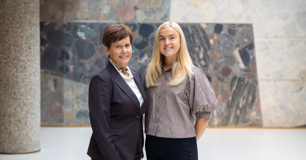 Siv Irene Aasen og Karoline Daland.