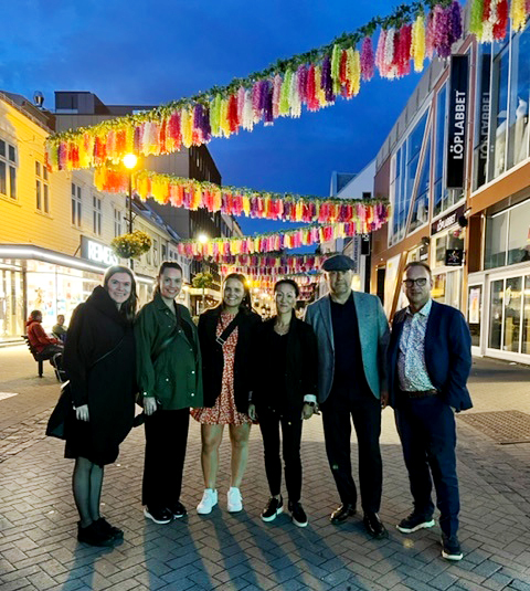 Lite lys, men mykje varme: VVS-eksperten møtte BDO til møte i Trondheim i august. Dessverre kom høstmørket brått på fotografen. (Foto: BDO)