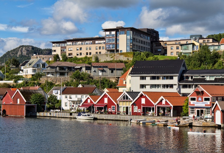 Oversiktsbilde fra Flekkefjord