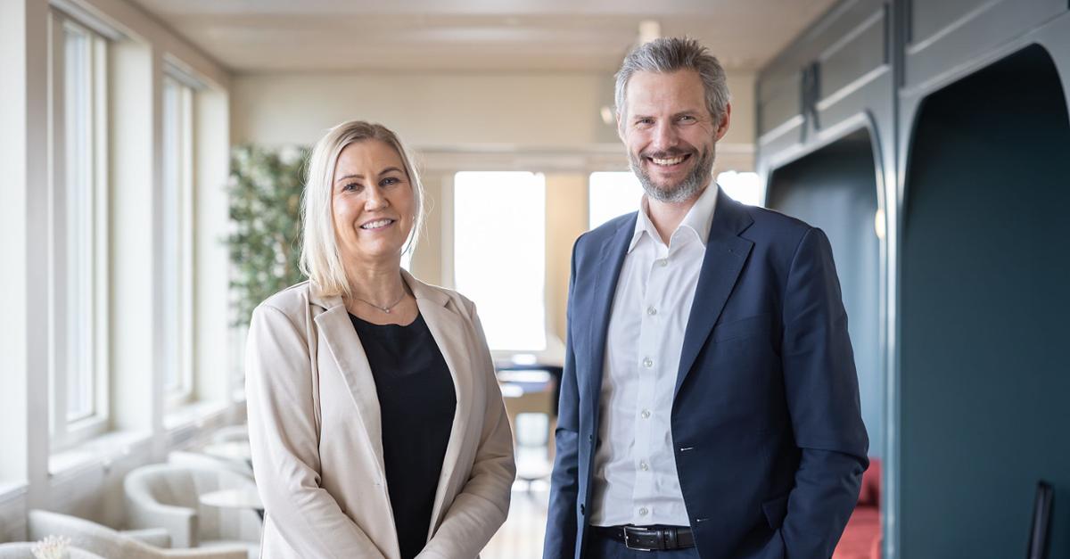 Anders Torkildsen Nytrøen og Heidi Lørstad