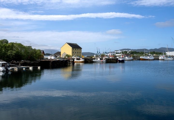 Landskapsbilde fra Ulsteinvik