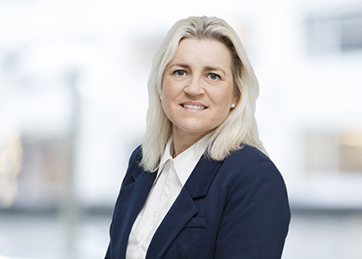 Bilde av Charlotte Bårdsen, leder på Bergen-kontoret