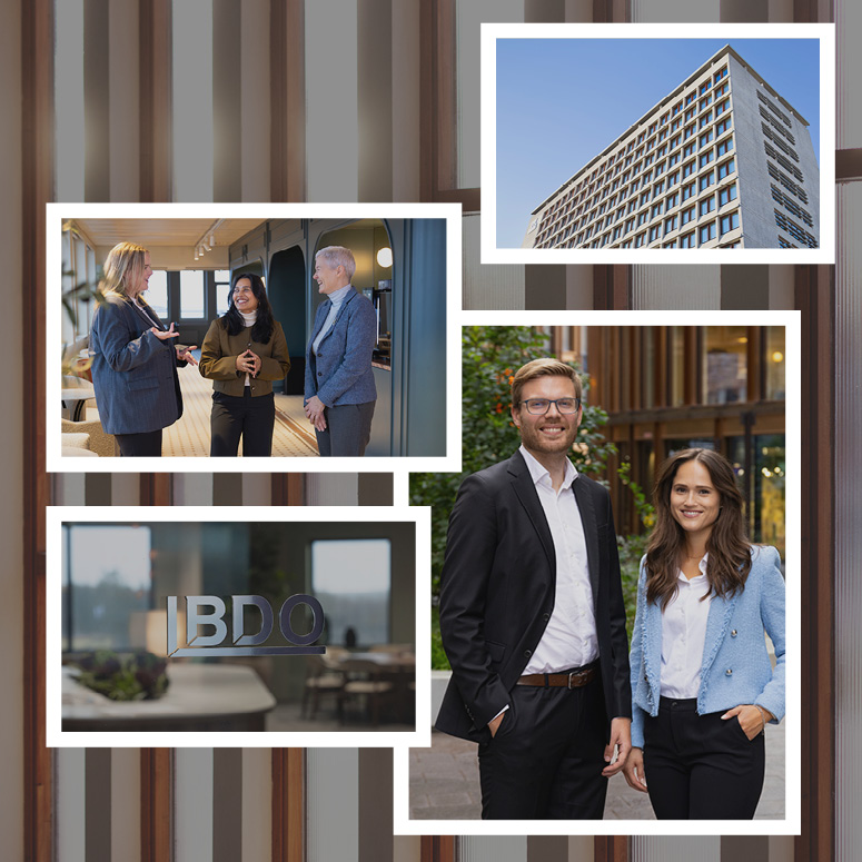 Collage av bilder fra BDO Oslo