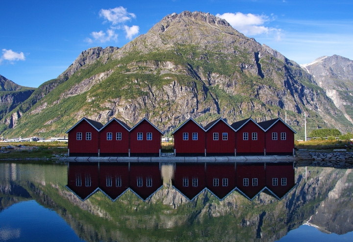 Landskapsbilde fra Sunndal